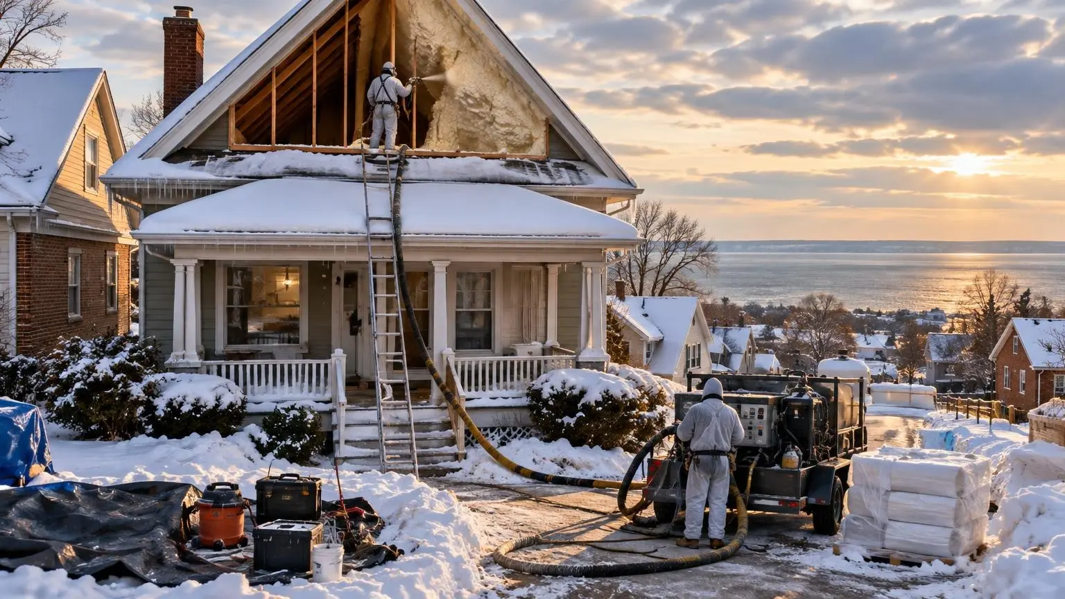 Spray Foam Insulation in Erie, PA